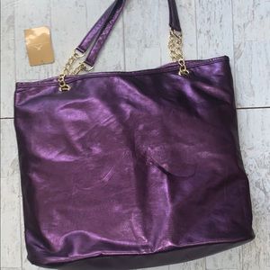 Kim Kardashian purple tote bag Brand new with tags